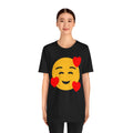 Emoji With Hearts Of Love - Graphic Unisex Jersey Short Sleeve Tee