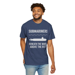 Submariners T‑Shirt — “Beneath the Waves Above the Rest” Navy Crew Tee