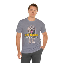 My Therapist Has A Wet Nose Personalized with your dog(s) image T-Shirt