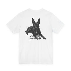 Dog Dad T-Shirt — Personalized Your Dog Image  Tee (Custom Name)
