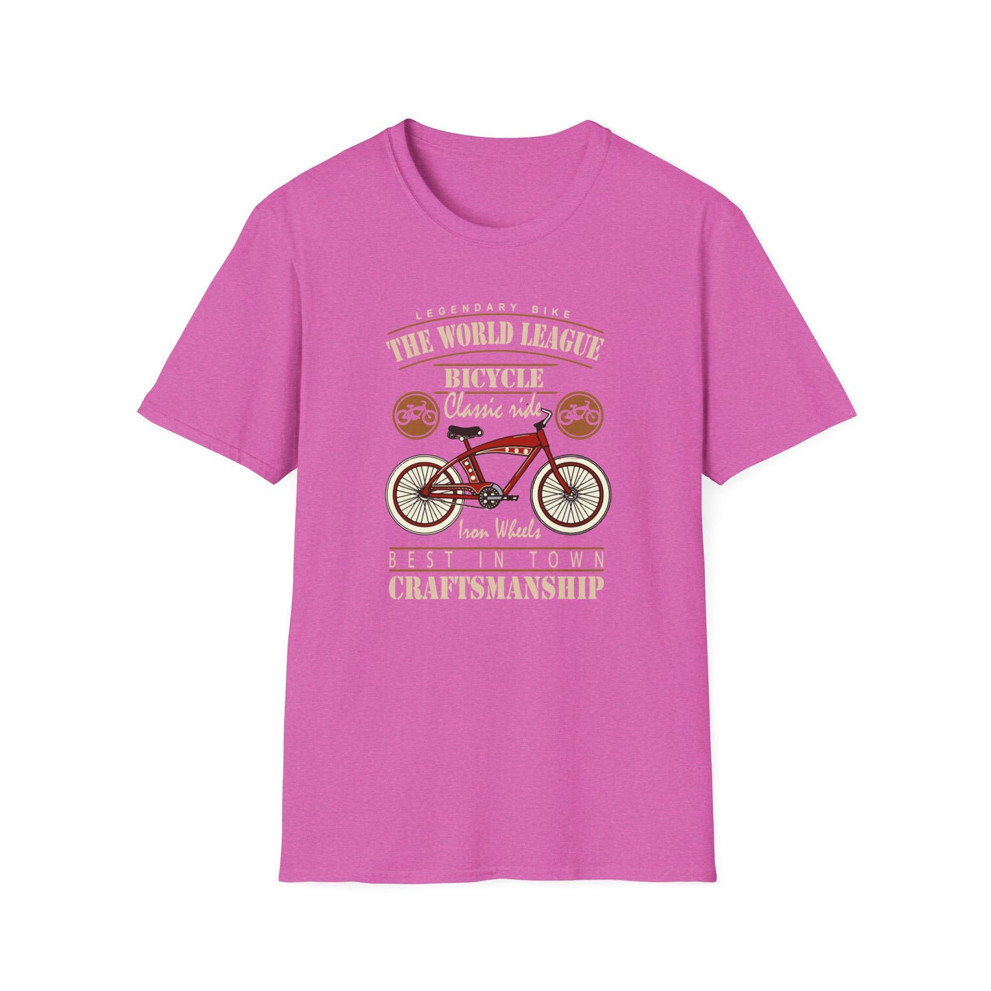 Legendary Bike World Craftsmanship Unisex Softstyle T-Shirt