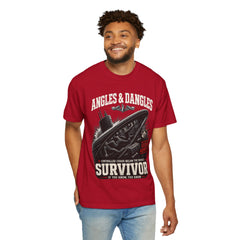 Submarine Angles and Dangles Survivor Unisex Garment-Dyed T-shirt