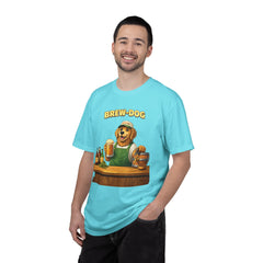 Golden Retriever Brewer Beer T-Shirt — Cute Brew-Dog Graphic Tee