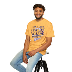 Level 37 Wizard T-Shirt — "Not a Nerd" THAC0 Survivor D&D Gamer Tee