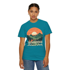 Shenandoah National Park Graphic, Comfort Colors Soft Relaxed Fit Unisex Garment-Dyed T-shirt