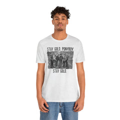 The Outsiders Shirt, Front and Back Images, Greasers Characters Shirt, Unisex Jersey Short Sleeve Tee