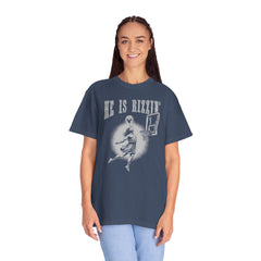 He Is Rizzin' Vintage Playing Basketball Shirt  -  Unisex T Shirt