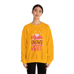 MUM KNOWS BEST SweatShirt,Mums Day Gift,Mum lover gift,Mum inspired shirt,mothers day present,birthday gift,unique mum gift,best mum ever