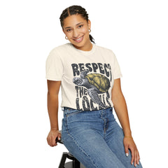 Respect the Locals T-Shirt — Sea Turtle Conservation Graphic Tee