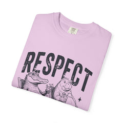 Alligator and Manatee Respect the Locals T-Shirt — Vintage Beach Vibes Graphic Tee