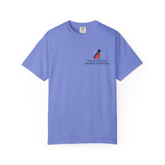 Front Logo Back Graphic Baldwin Harbor Animal Hospital "Who Let the Dogs Out?" Graphic Tee