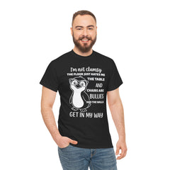 Clumsy Funny Penguin Graphic Tee | Unisex Heavy Cotton Tee | Great Gift for Animal Lovers, Birthdays, Casual Wear, Humorous Gifts, Everyday Style