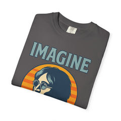 John Lennon Imagine T-Shirt, Vintage Graphic Tee, Music Lover Gift, Unisex Casual Wear, Retro Art Shirt