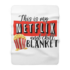 my NETFLIX - Sherpa Fleece Blanket | Comfort, Gift For Him, Gift For Her, Fan Gift, Birthday Gift, Cozy Gift, Pop Culture, Streaming Fan