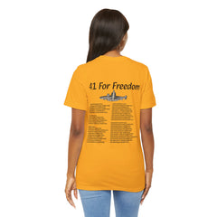 41 For Freedom FBM Fleet Ballistic Missile Submarine Unisex Jersey Short Sleeve Tee