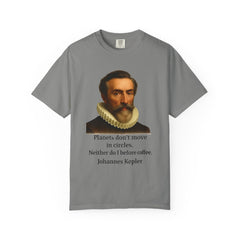Kepler Coffee Quote T-Shirt — Astronomy Nerd Vintage Portrait Tee