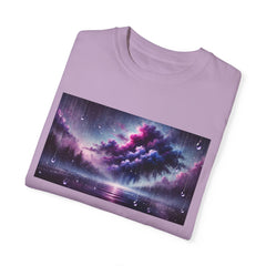 Prince Inspired Purple Rain Mural Graphic - Unisex Comfort Colors Shirt