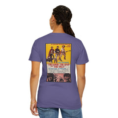 Vintage The Good The Bad And The Ugly Western Movie Front And Back Graphic T-Shirt