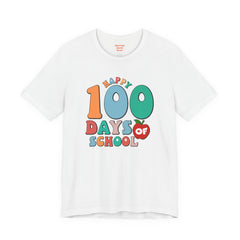 100 DAYS OF SCHOOL - Unisex Jersey Short Sleeve Tee | Elementary School Holiday, Gift For Her, Gift For Him, Teacher Shirt, Classroom Shirt