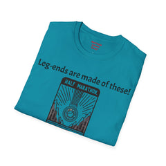 Leg Amputee Humor - Unisex Softstyle T-Shirt / Running a Marathon / One Leg Humor / Awards Medal / Funny Story / One Leg Warrior