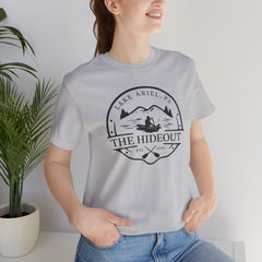The Hideout Lake Ariel Tee — Vintage Lakeside Cabin T-Shirt