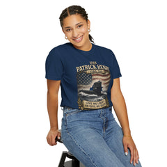 USS Patrick Henry SSBN 599 Submarine T-Shirt with a quote from its namesake