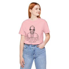 Pope Francis Tribute Tee - Faith, Service, Humility, 1936-2025