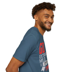 Go The Extra Mile Its Never Crowded Unisex Softstyle T-Shirt