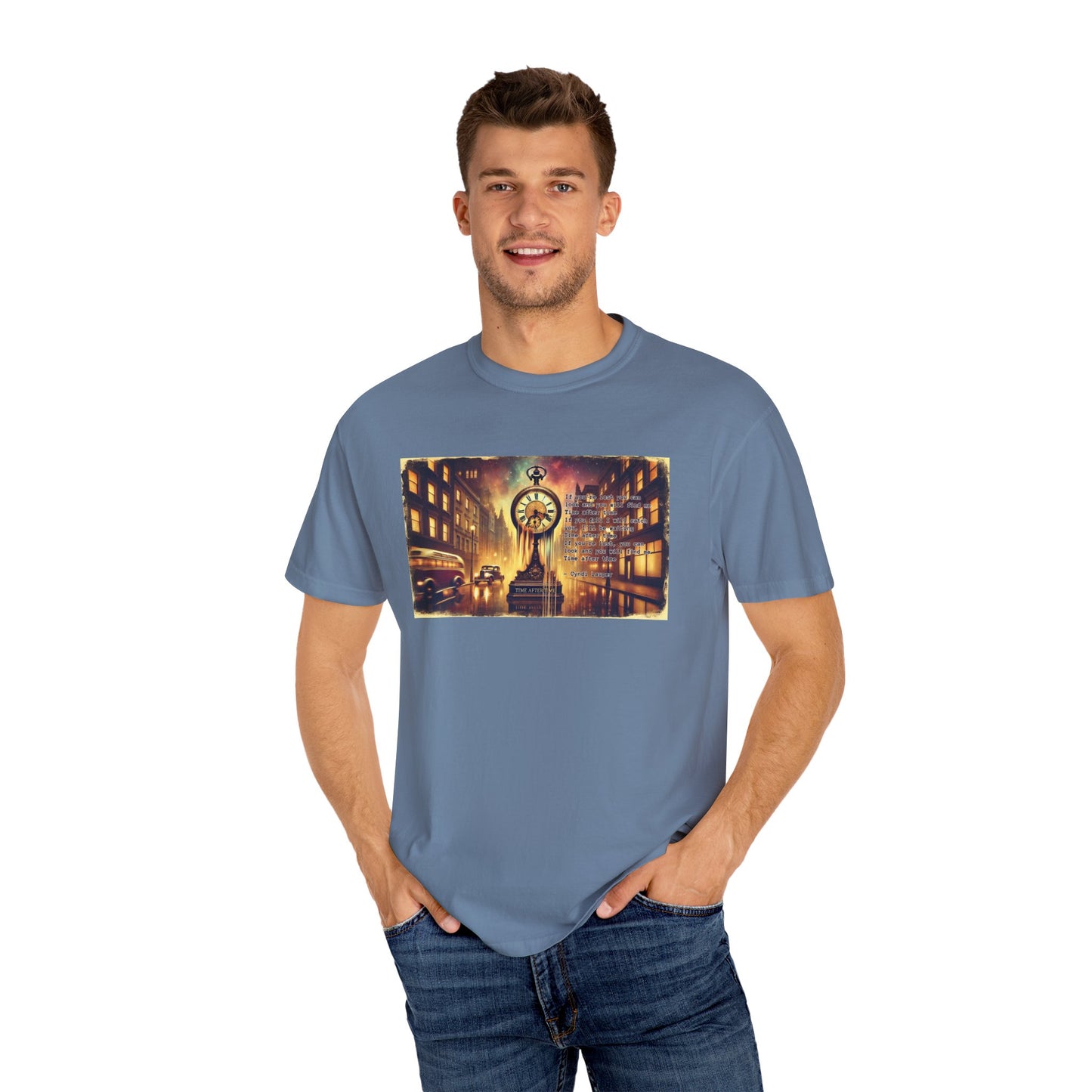 Cindy Lauper Inspired Time After Time Mural Graphic - Unisex Comfort Colors Shirt