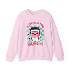 Woman's Coffee Valentine -  Unisex Heavy Blend™ Crewneck Sweatshirt