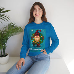 Festive Gnome Sweatshirt - 'Tis the Season Crewneck