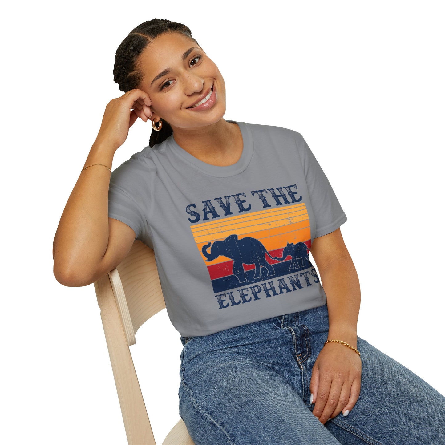 Save the Elephants Unisex Softstyle T-Shirt