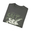 Sea Turtle, Salt And Sea -  Graphic Unisex Garment-Dyed T-shirt