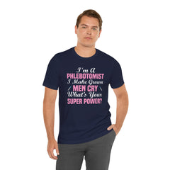 Phlebotomist Humor Tee, Funny Medical Shirt, Nurse Gift, Blood Tech Wear, Cute Phlebotomy Humor, Healthcare Apparel