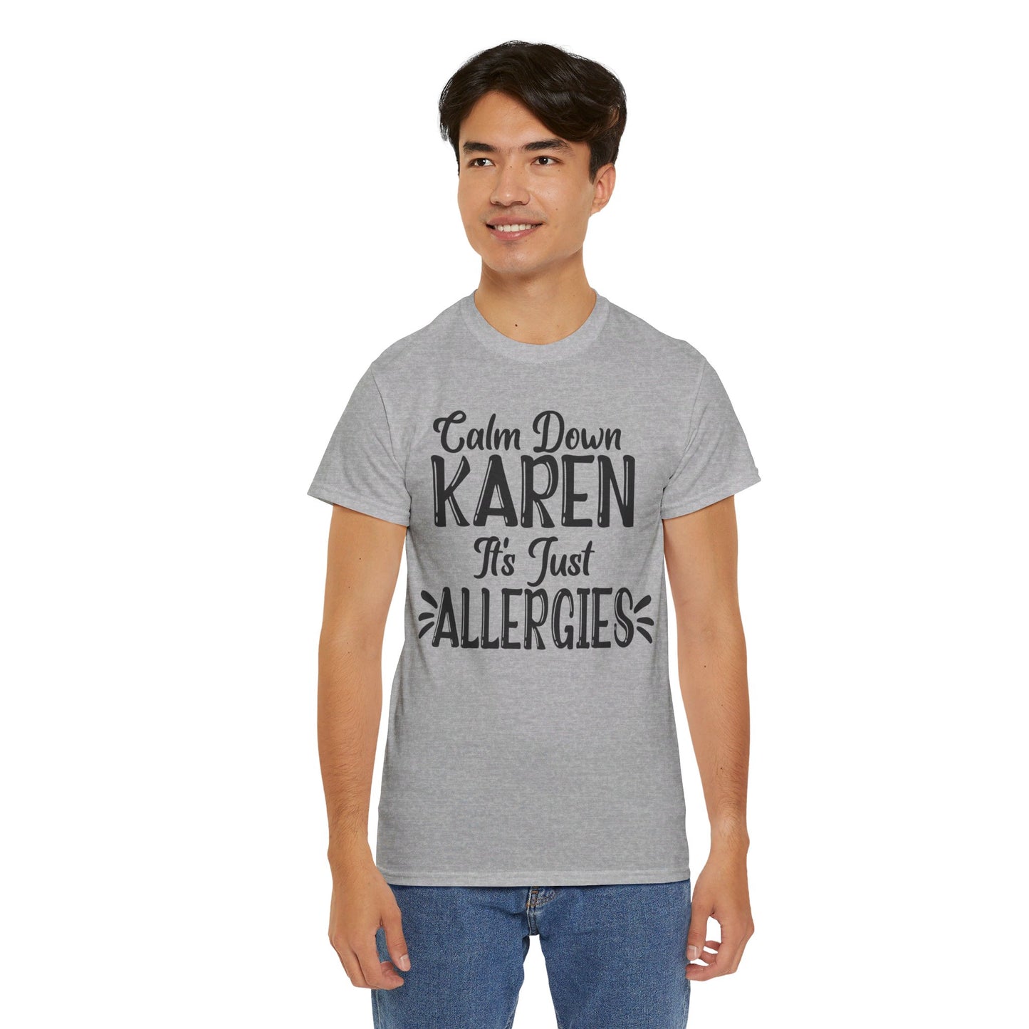 Calm Down Karen Unisex Heavy Cotton Tee