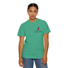 Front Logo Back Graphic Baldwin Harbor Animal Hospital "Who Let the Dogs Out?" Graphic Tee