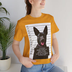 K9 Mugshot Personalized with your Dog T-Shirt