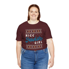 NICE JEWISH GIRL - Unisex Jersey Short Sleeve Tee