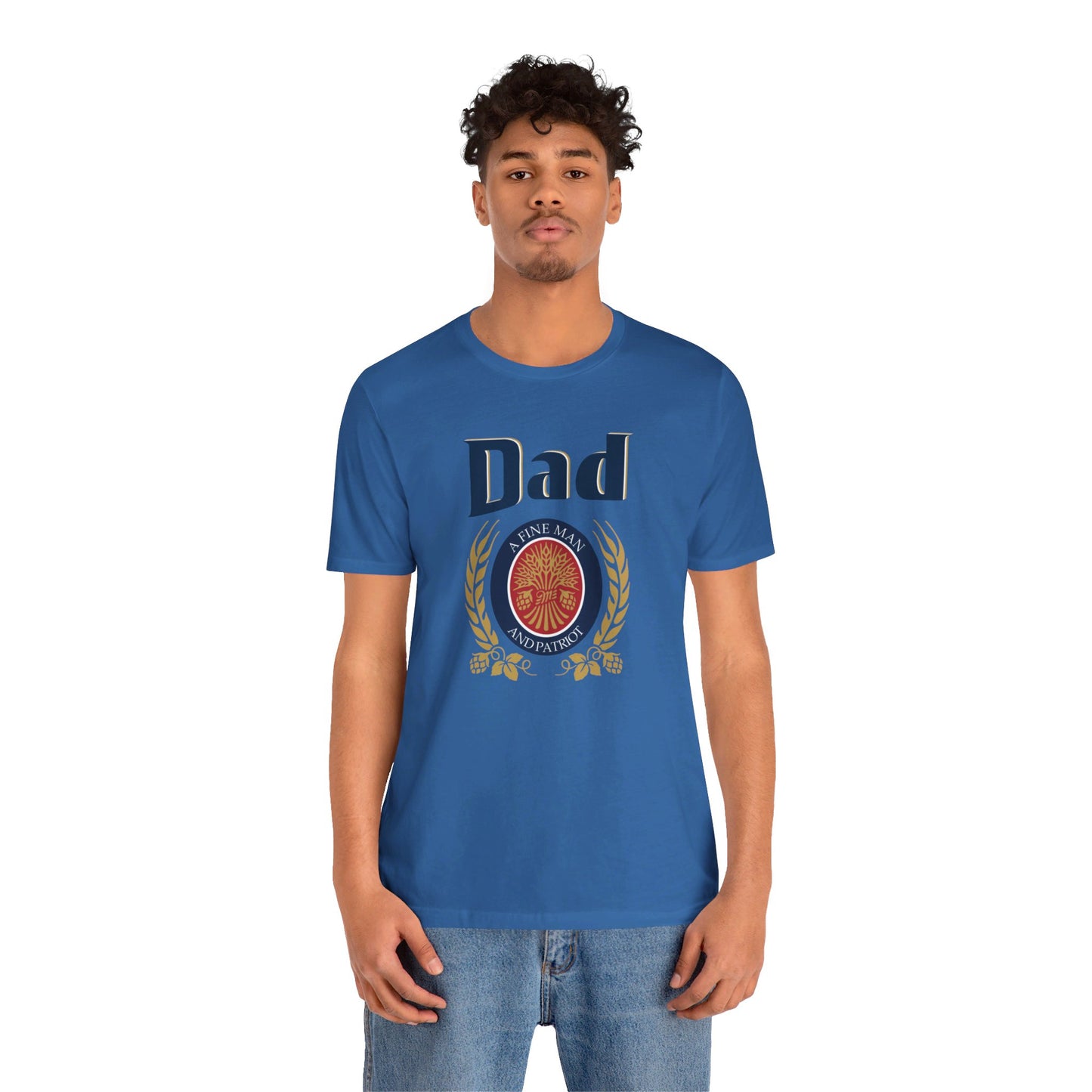 DAD A Fine man and Patriot, Unisex Softstyle T-Shirt