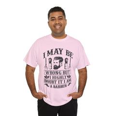 Humorous Barber Tee, Funny Barber Gifts, Unisex Cotton Shirt, Barber Appreciation, Father's Day Gift Tee, Hair Stylist T-Shirt