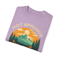 Hot Springs National Park Graphic, Comfort Colors Soft Relaxed Fit Unisex Garment-Dyed T-shirt