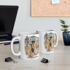 Who Let The Cats Out Baldwin Harbor Animal Hospital Ceramic Mug – (11oz/15oz)