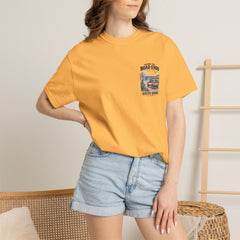 Where the Road Ends Long Island Unisex Garment-Dyed T-shirt