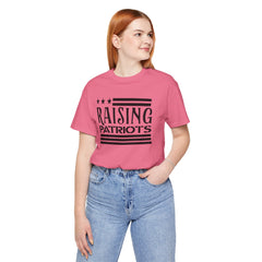 Raising Patriots Tee – Americana Stars & Stripes Family Pride T-Shirt