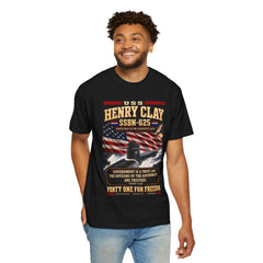 USS Henry Clay SSBN-625 Patriotic Submarine T-Shirt — Forty One for Freedom Design