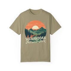 Shenandoah National Park Graphic, Comfort Colors Soft Relaxed Fit Unisex Garment-Dyed T-shirt