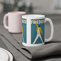 Freddie Mercury On Stage, Three Graphic Image Ceramic Mugs (11oz\15oz\20oz)