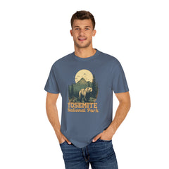 Yosemite National Park Graphic, Comfort Colors Soft Relaxed Fit Unisex Garment-Dyed T-shirt