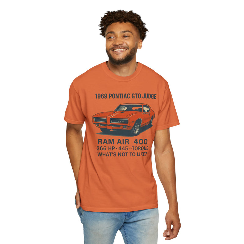 Retro Pontiac 1969 GTO Judge - Unisex Comfort Colors Garment Dyed T-Shirt