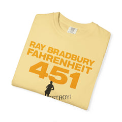 Fahrenheit 451 Graphic T-shirt, Unisex Book Lover Tee, Literary Gift, Reading Enthusiast Apparel, Ray Bradbury Merch, Cozy Casual Wear